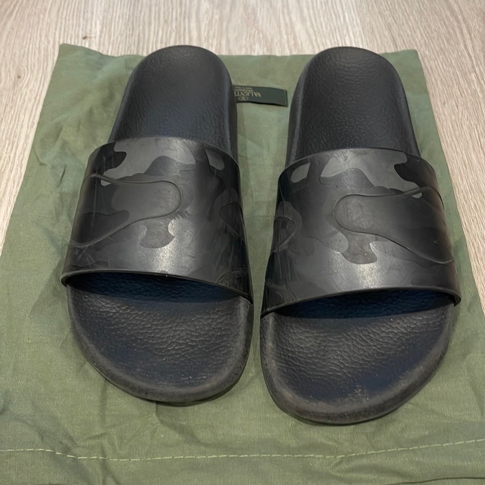Valentino Camo Slides